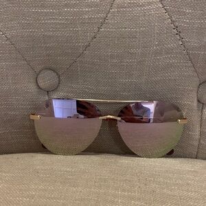 Diff Eyewear Gold Frame Tahoe Sunglasses